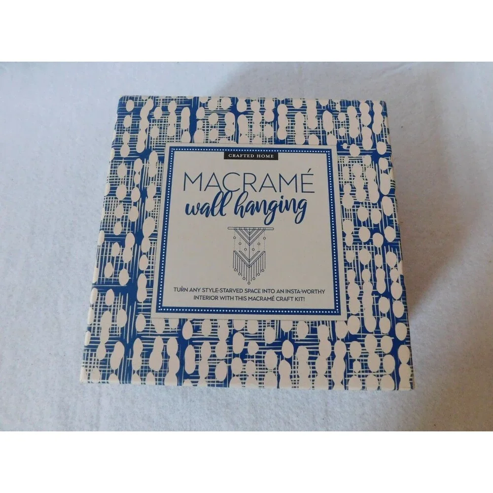 Macrame Kit Professor Puzzle DIY - 60m Natural White Cord Home Decor Craft